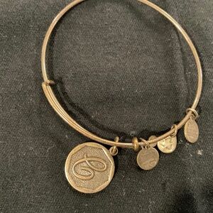 Alex & Ani Silvertoned “C” Initial Charm Bracelet